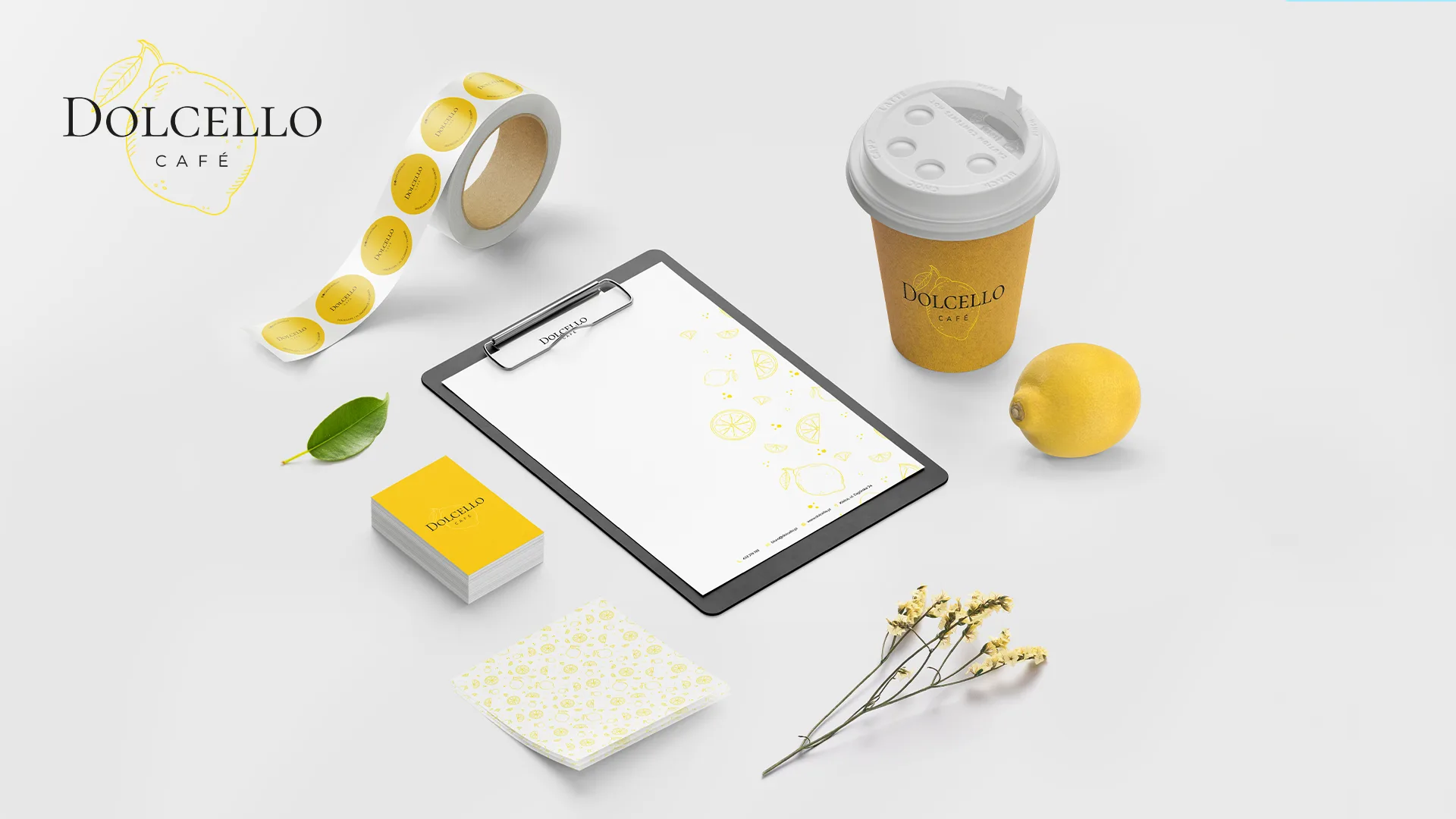 Identyfikacja wizualna 3 Fajne studio kreatywne - Identyfikacja wizualna - Dolcello Cafe