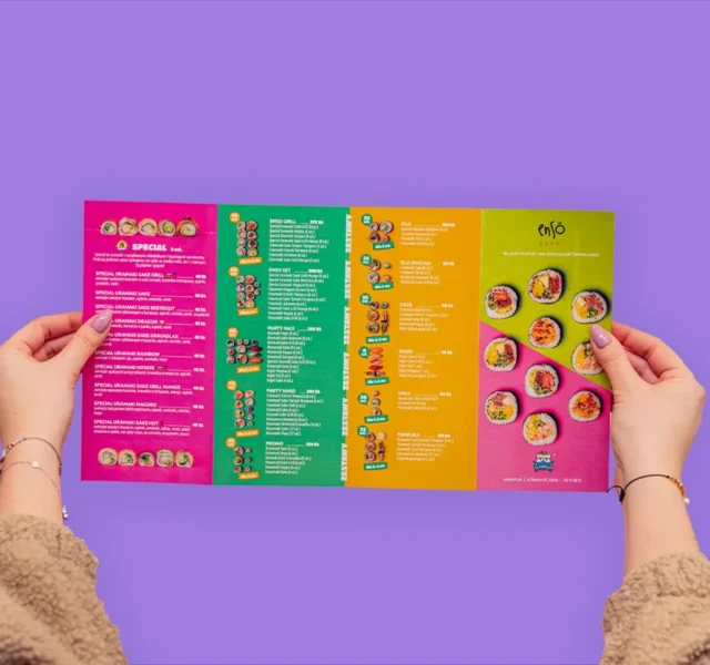 Enso Sushi x Fajne studio kreatywne - portfolio